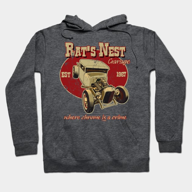 Rat's Nest Garage Hoodie by Limey_57